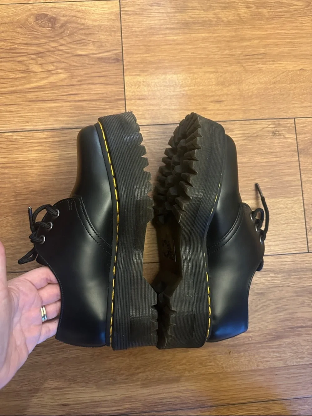 Dr. Martens 1461 SMOOTH‎ LEATHER PLATFORM SHOES